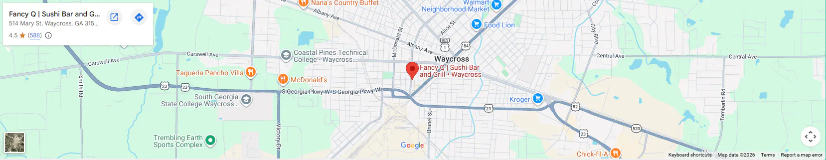 Location 514 Mary St, Waycross, GA 31501